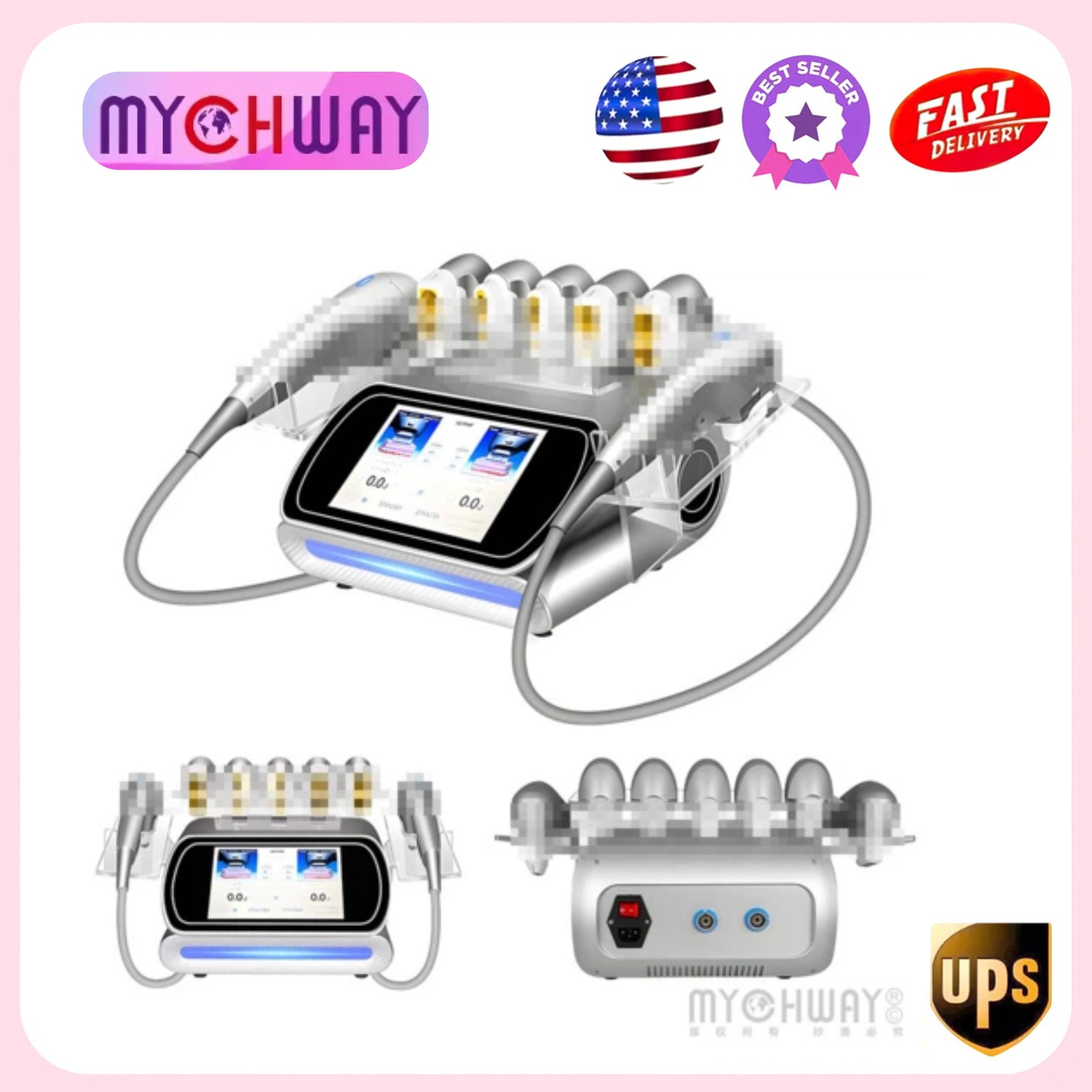 7D Facial Eye Care Beauty Machine for Taut Skin Enhance Body Curves Anti Aging