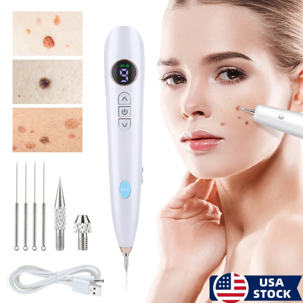 Laser Plasma Pen Tattoo Mole Freckle Spot Mole Removal Skin Tag Wart Remover Pen