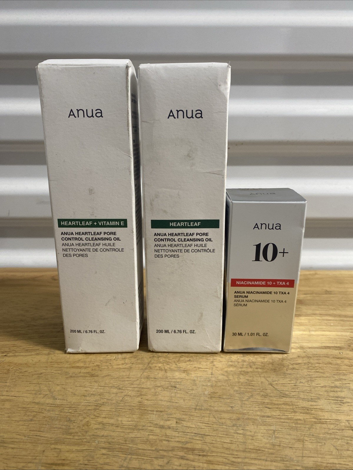 Lot Of 3 NEW Anua Cleansing Oil X2 And Serum 10+
