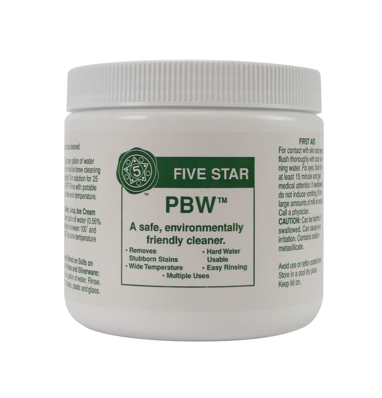 Five Star PBW – 1 lbs – Non-Caustic Alkaline 1 Pound (Pack of 1), White
