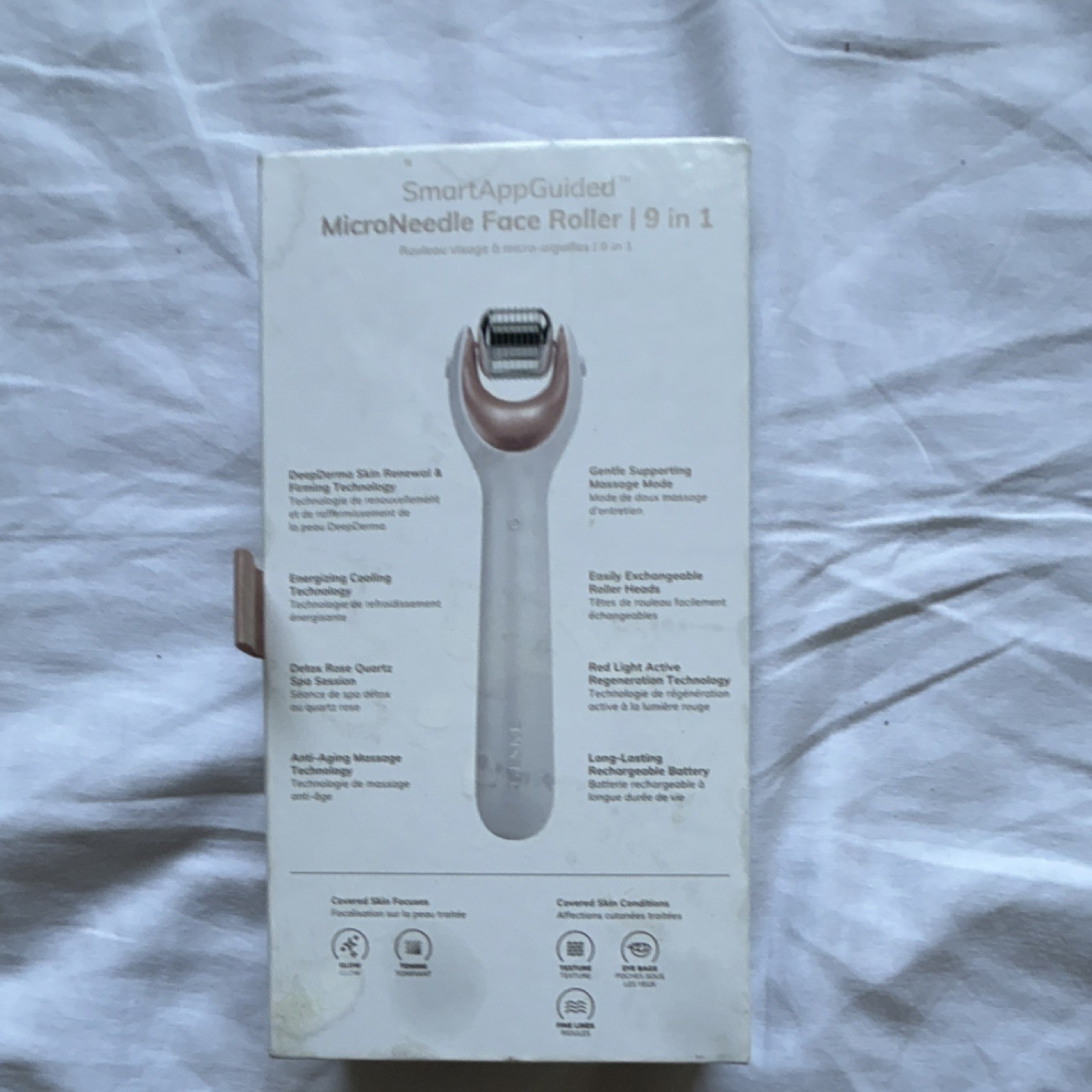 GESKE SmartAppGuided MicroNeedle Face Roller 9-in-1 Anti-Aging