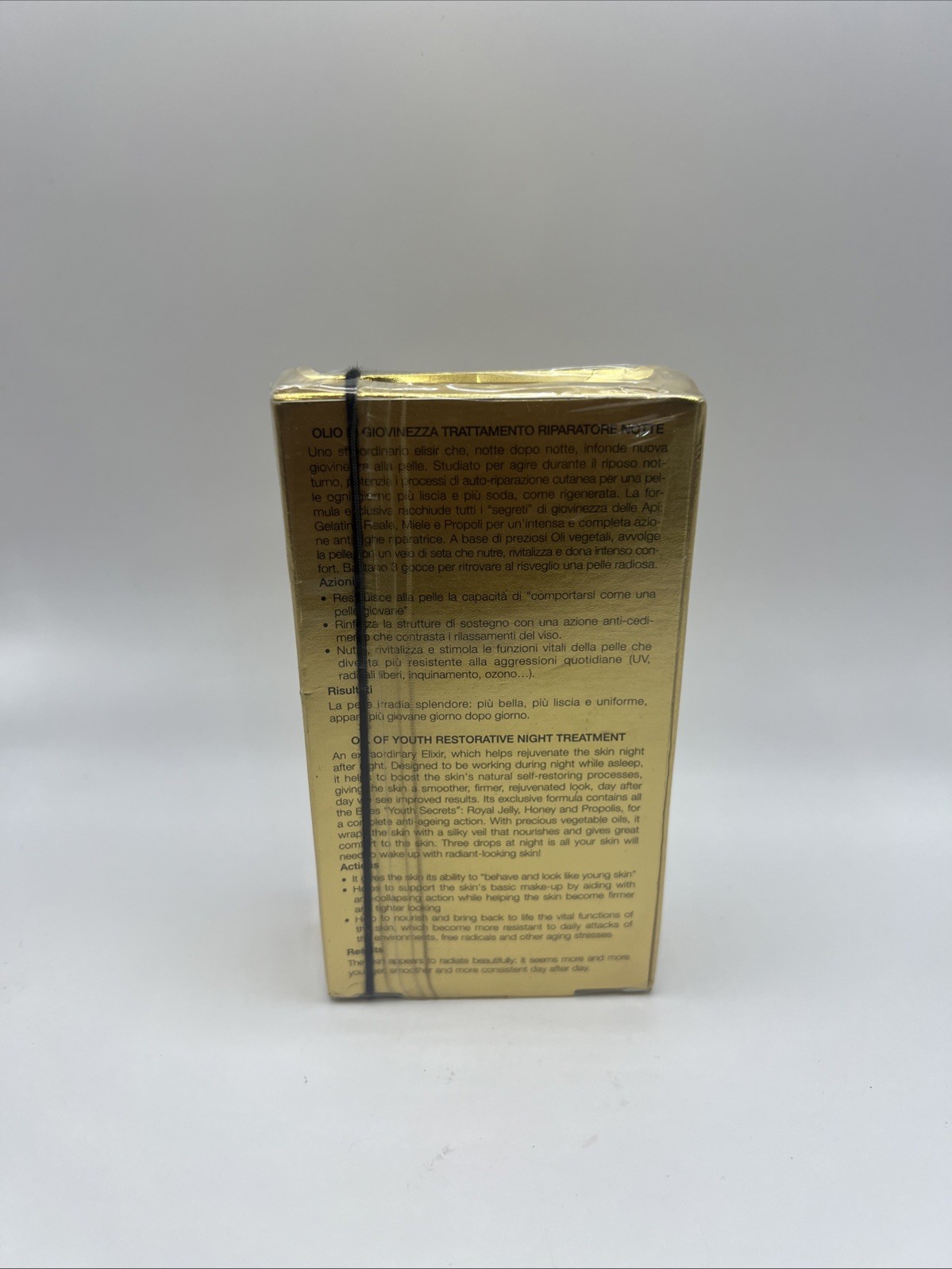 PERLIER INC. ~ ROYAL ELIXIR OIL OF YOUTH RESTORATIVE NIGHT TREATMENT ~ BOXED