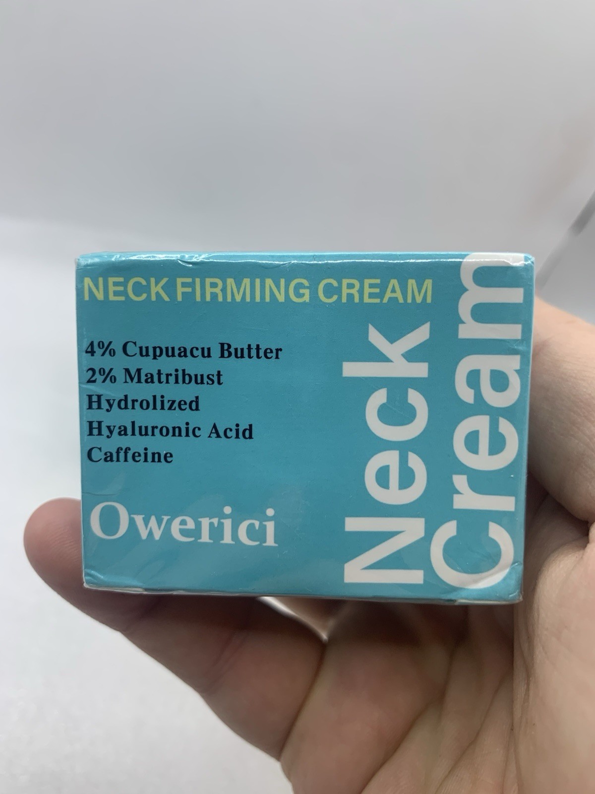 2pk Owerici Neck Firming Cream with Cupuacu Butter and Hyaluronic Acid Sealed BJ