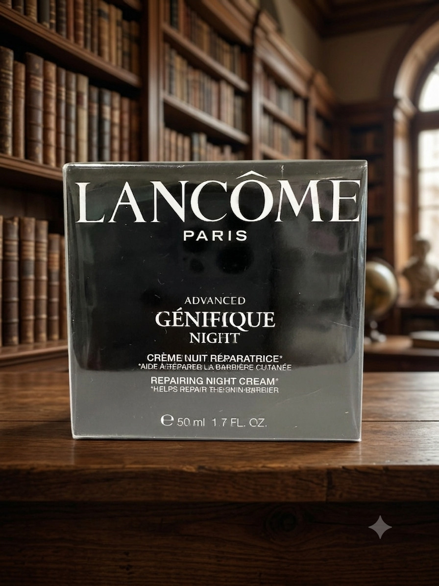 LANCOME ADVANCED GENIFIQUE NIGHT CREAM 1.7 REPAIRING NIB 100%AUTHENTIC