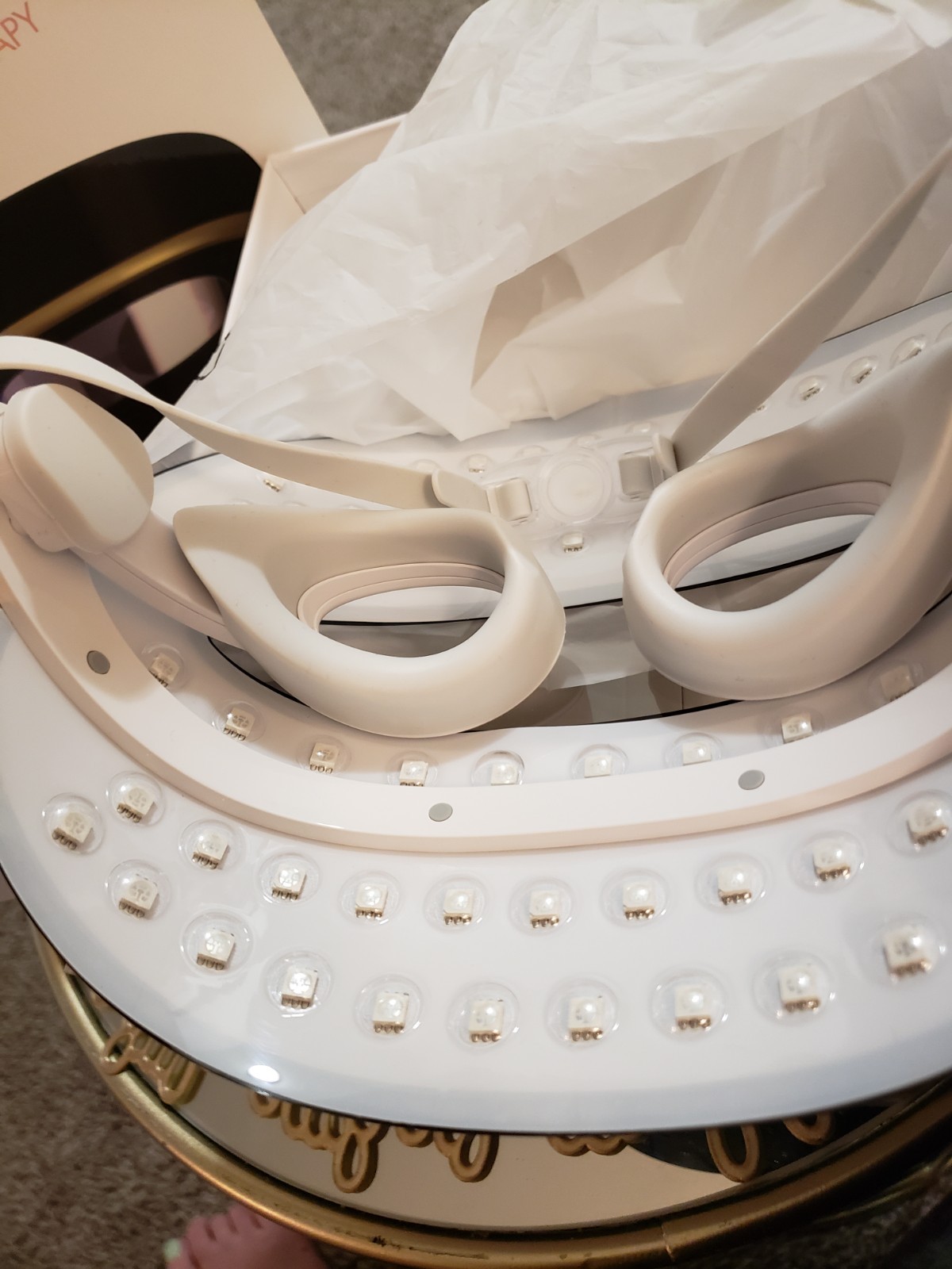 Thappink Skin Care Beauty Mask LED Photon System Light Therapy Mask -Open Box