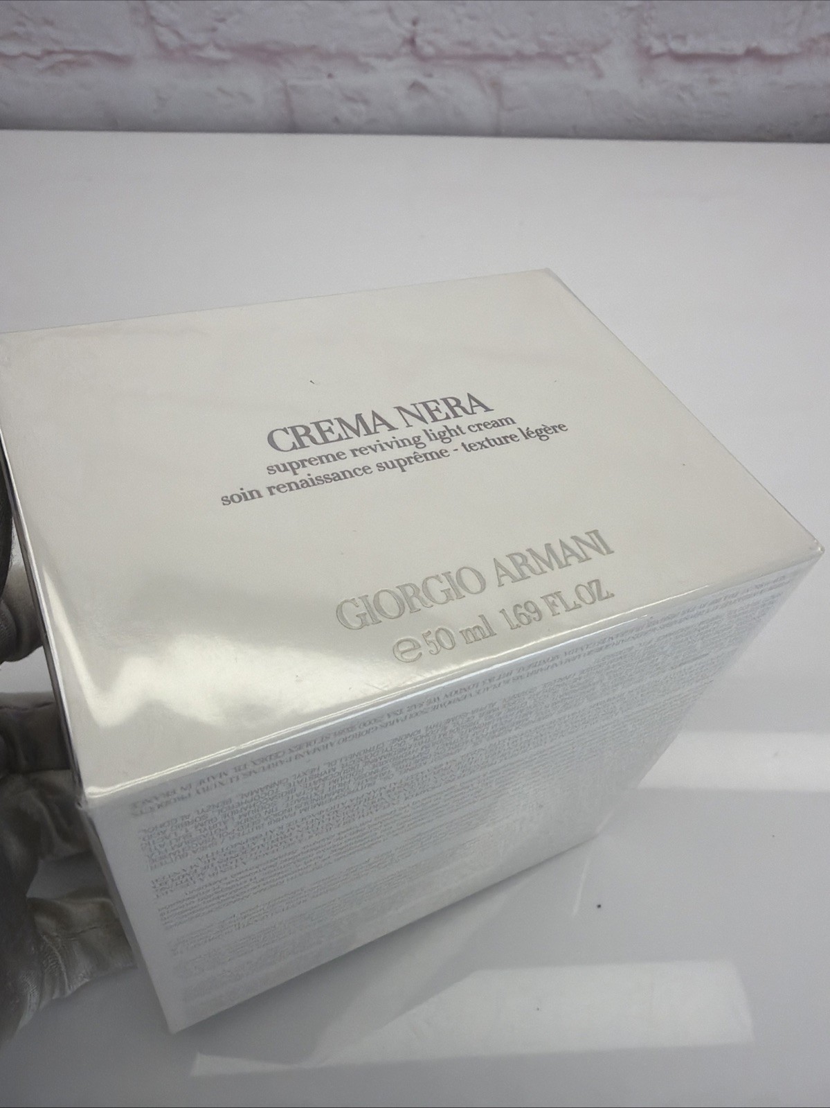 Giorgio Armani Crema Nera Supreme Reviving light Cream 1.69 oz/50 ml NIB