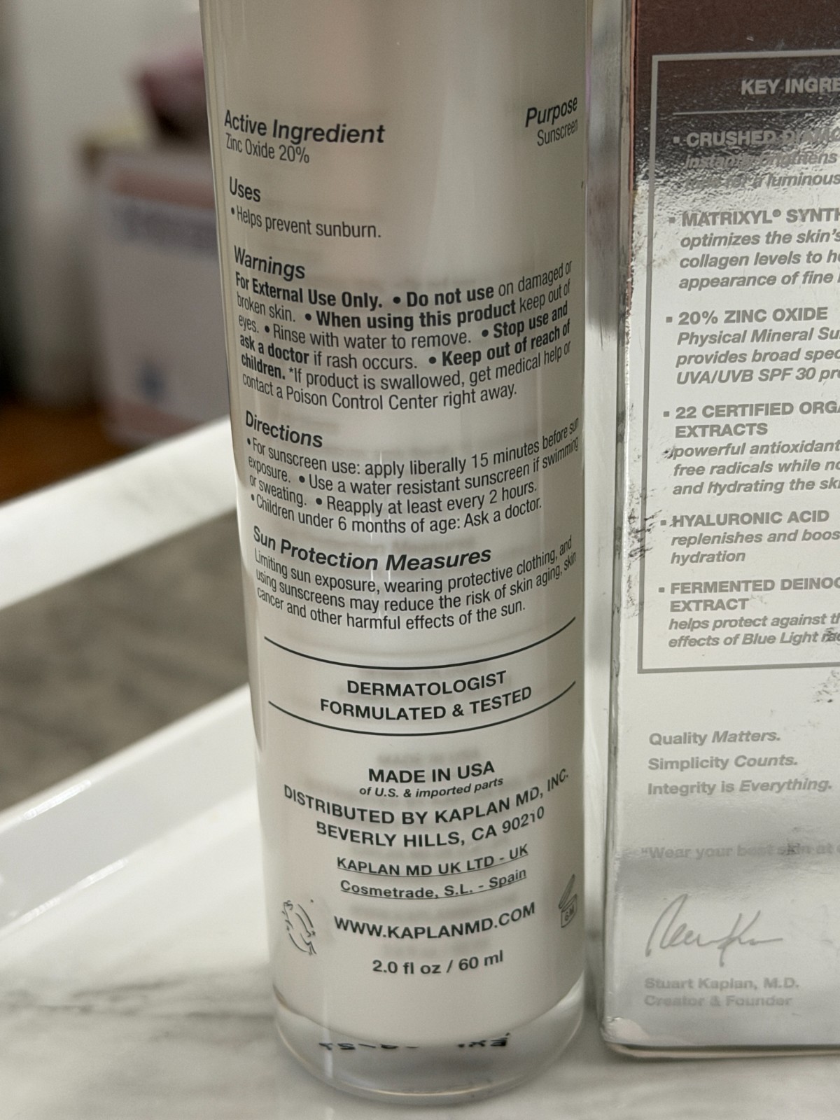 Kaplan MD Diamond Contour Complete Complexion Treatment Perfector MEDIUM TINT