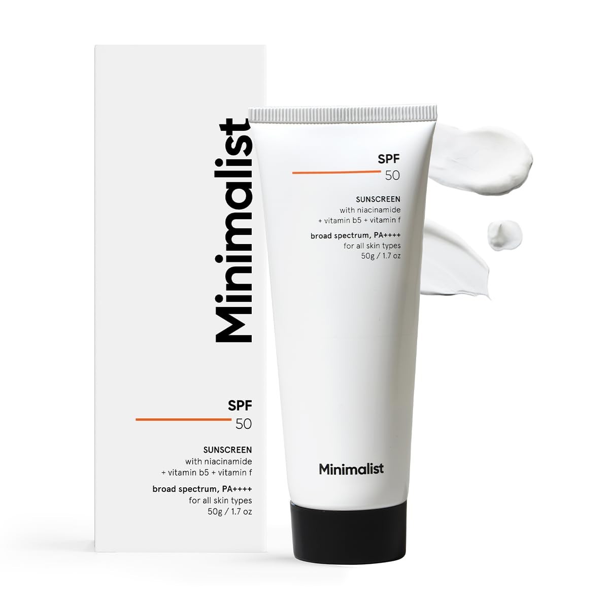 Minimalist Sunscreen SPF 50 PA+++ with Niacinamide & Multi-Vitamins Lightweight