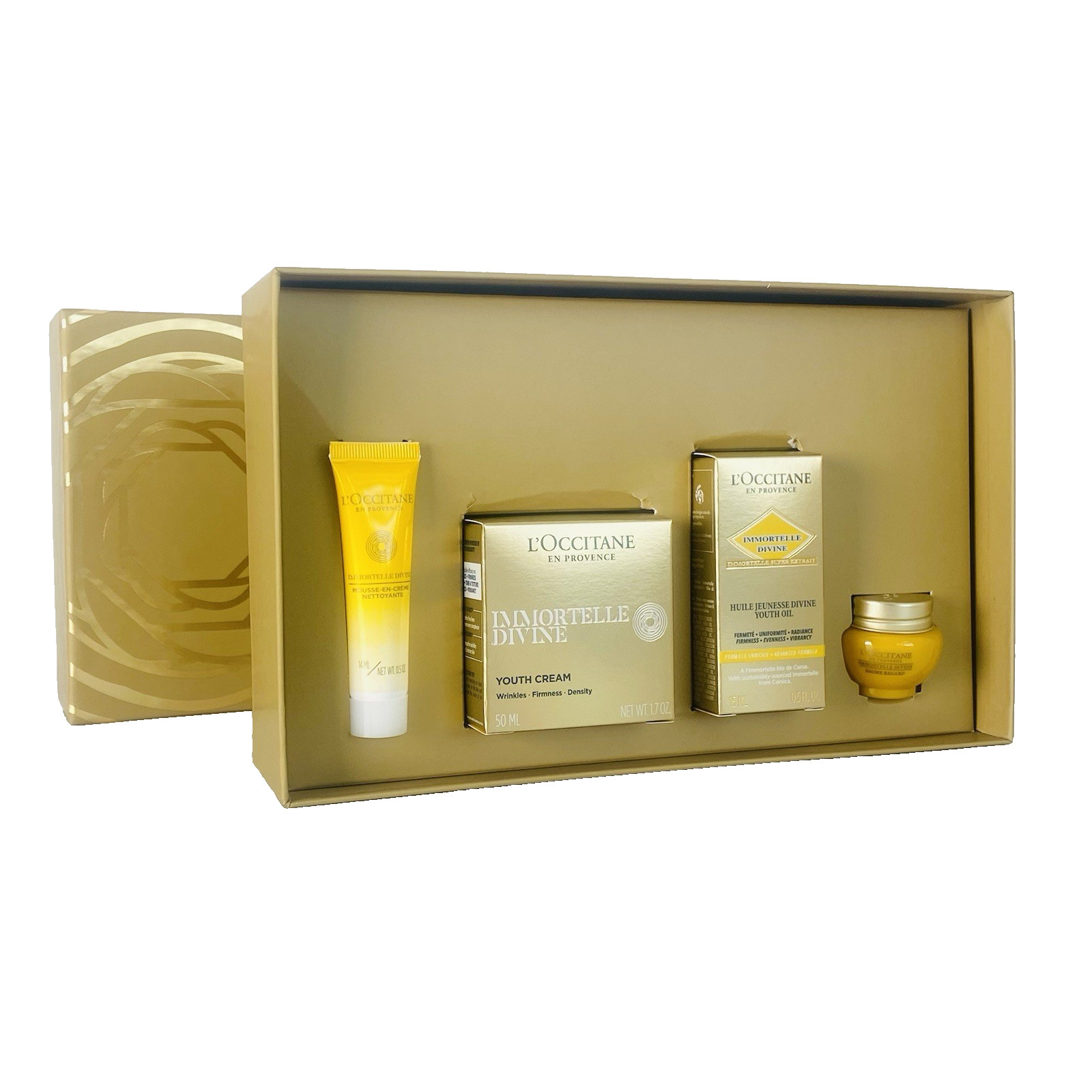 L’Occitane Immortelle Divine Collection 4 Piece Set New In Box