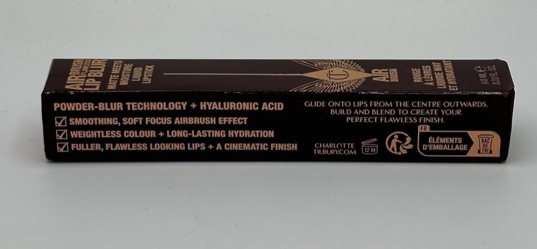 Charlotte Tilbury Airbrush Flawless Lip Blur Liquid Lipstick Ruby Blur 0.22 oz