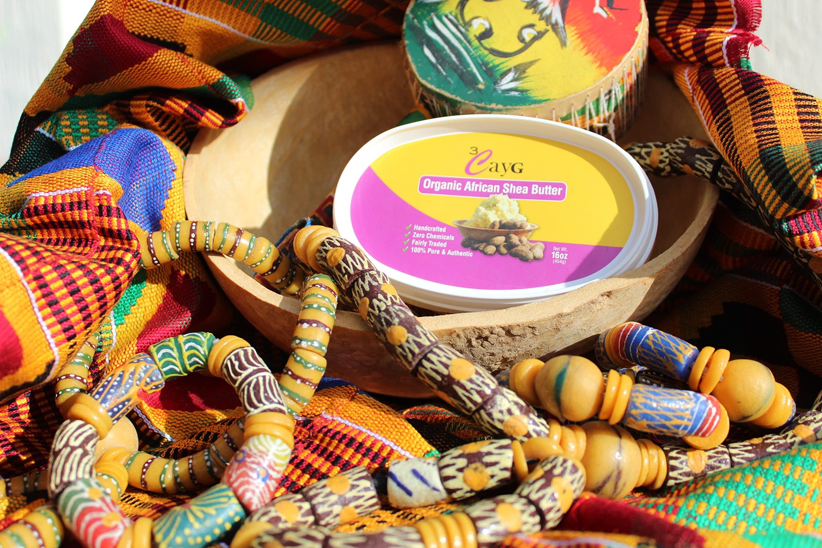 3Cayg 1 Lb Unrefined Shea Butter For Hair Skin And Nails