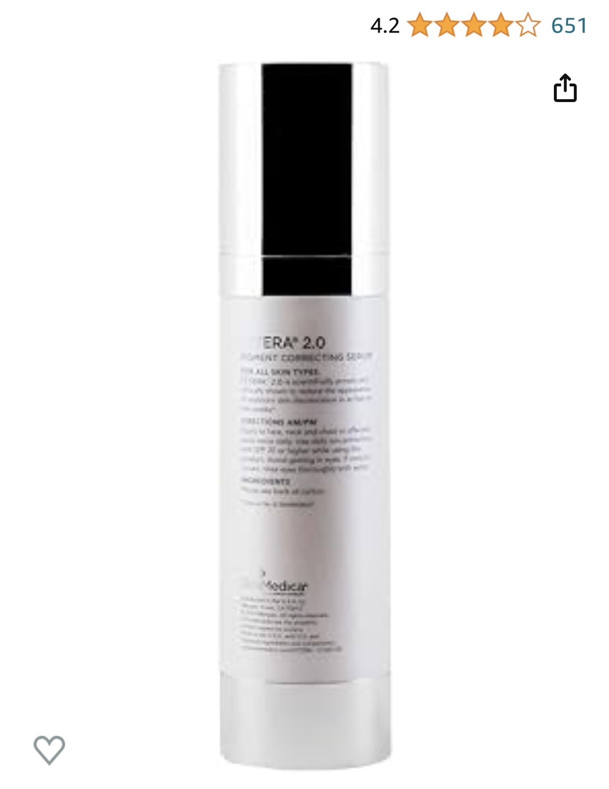 SkinMedica Lytera 2.0 Pigment Correcting Facial Serum – 2 Oz/60ml