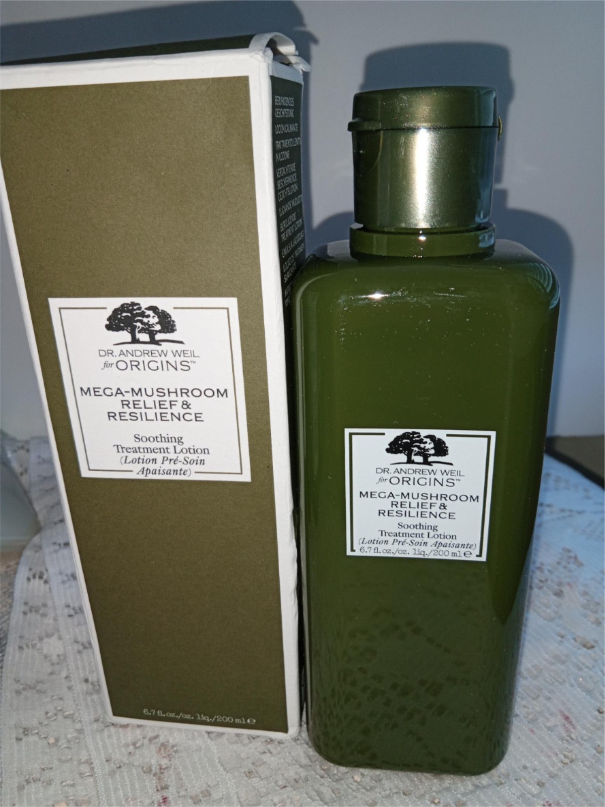 Dr. Andrew Weil ORIGINS Mega-Mushroom Soothing Treatment Lotion 6.7 fl oz NIB