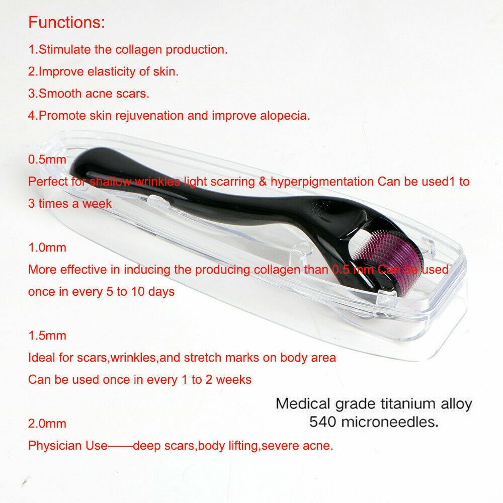 0.5MM-2.0MM Hair Regrowth Micro-Needling Roller Stimulates Hair Growth Painless