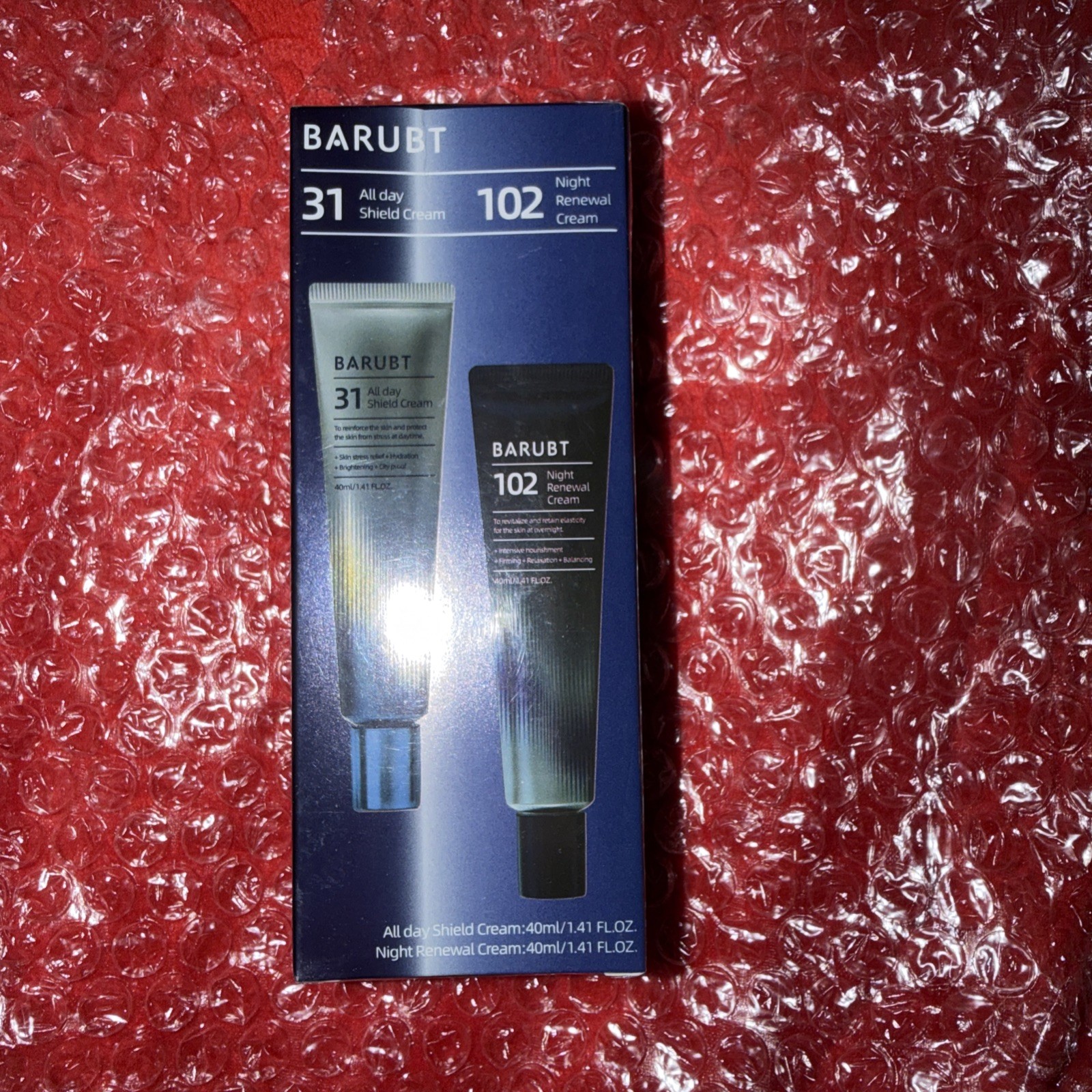 Barubt All Day Shield & Night Renewal Cream 1.41 fl.oz.