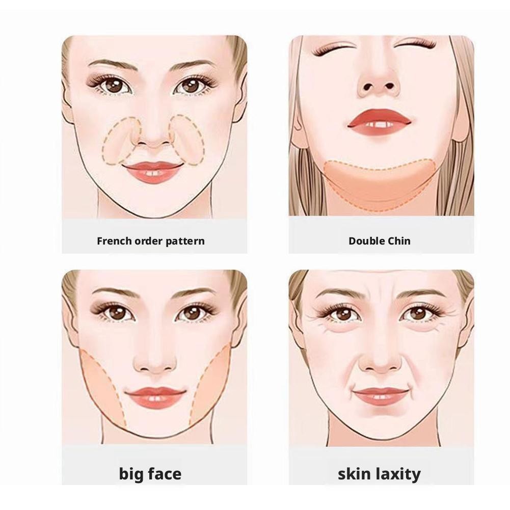 Face Slimming Bandage V Line Face Shaper Double Chin Reducer Face Lifting Belt A