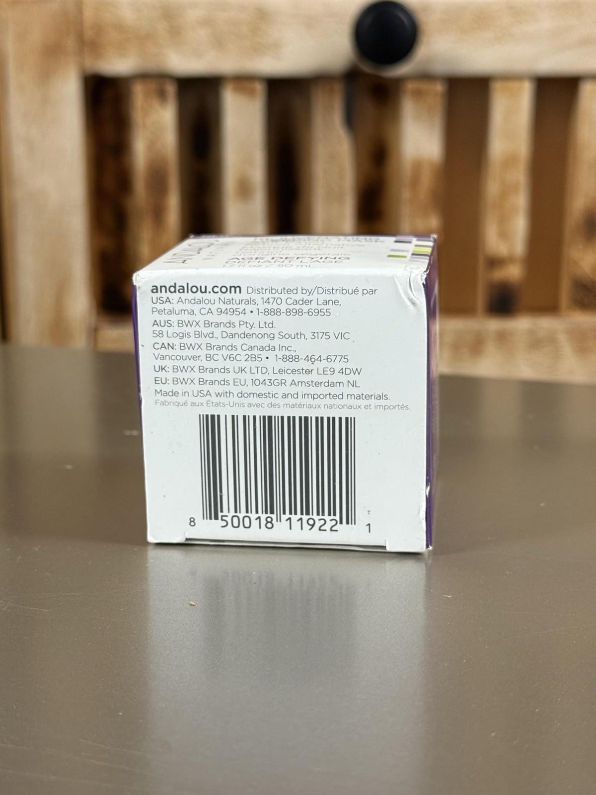Andalou Naturals Rejuvenating Sleeping Mask Plant Retinol Alt Age Defying