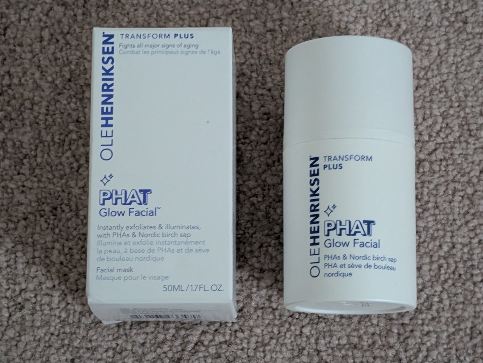 NIB Ole Henriksen PHAT Glow Facial Mask, 1.7 oz/ 50 ml (Full Size)