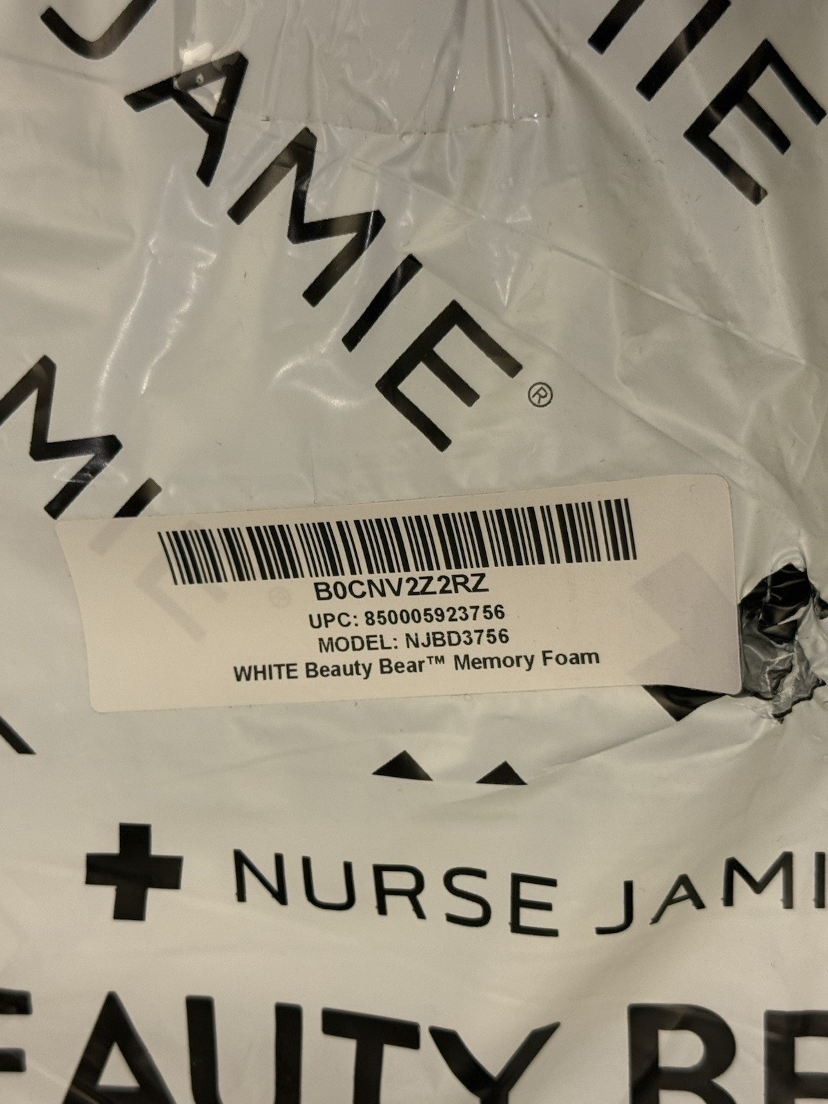 Nurse Jamie Beauty Bear Memory Foam Skincare Pillow – Anti-Wrinkle U-Shape Pillo