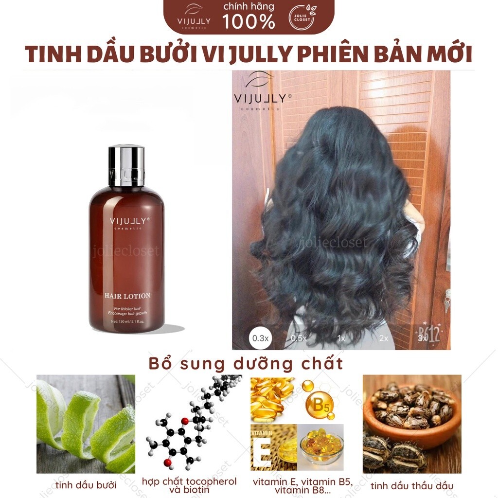 100% Original Vijuly (EXP07/2027) Hair Lotion Encourage Hair Growth-thicker hair