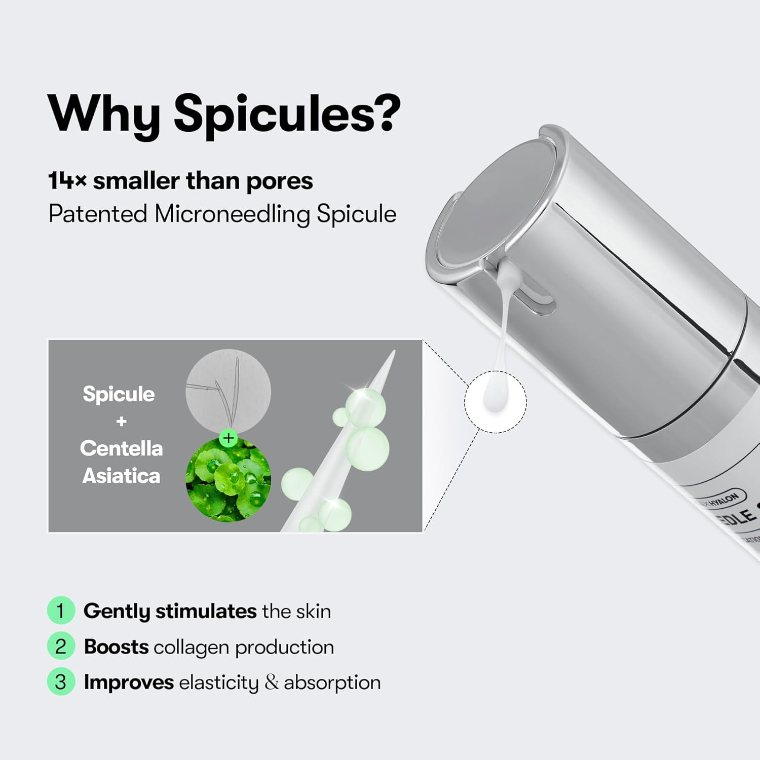 CICA Reedle Shot 300, Advanced Night Exosome, Microneedling Serum, Centella Asia