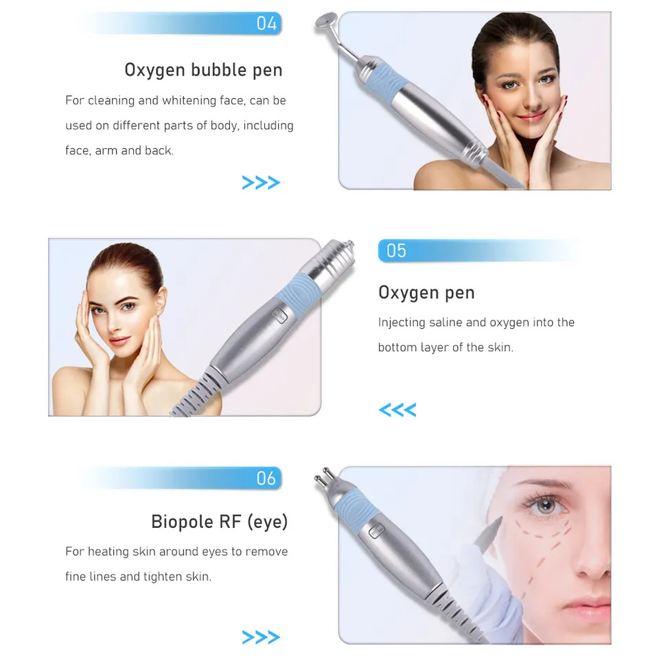 13IN1 Facial Hydro Dermabrasion Skin Peeling Water Aqua Plasma BIO Lift Machine