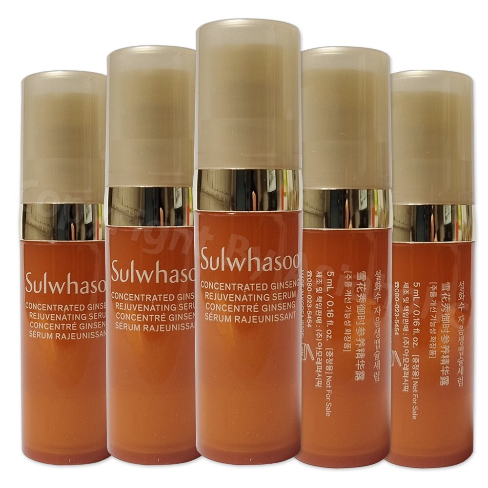 Sulwhasoo Concentrated Ginseng Renewing Serum EX 5ml (1pcs ~ 20pcs) Newest Ver