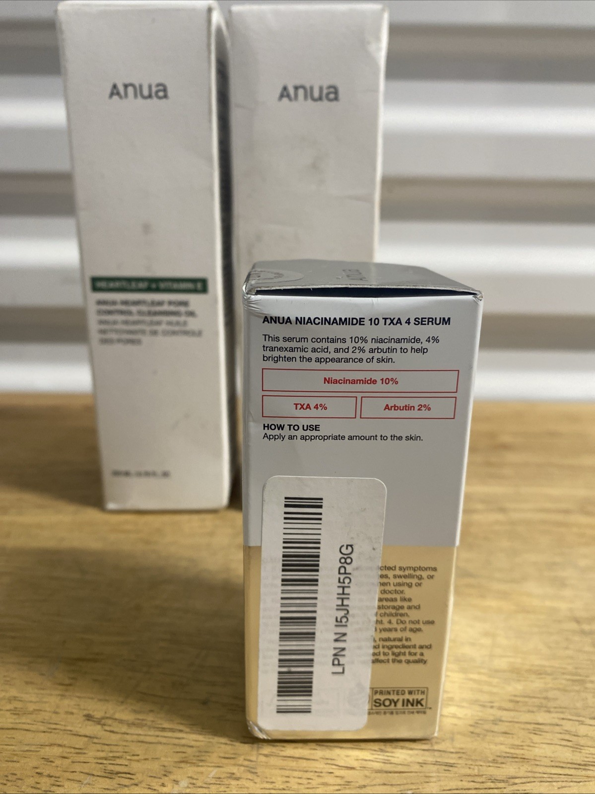 Lot Of 3 NEW Anua Cleansing Oil X2 And Serum 10+