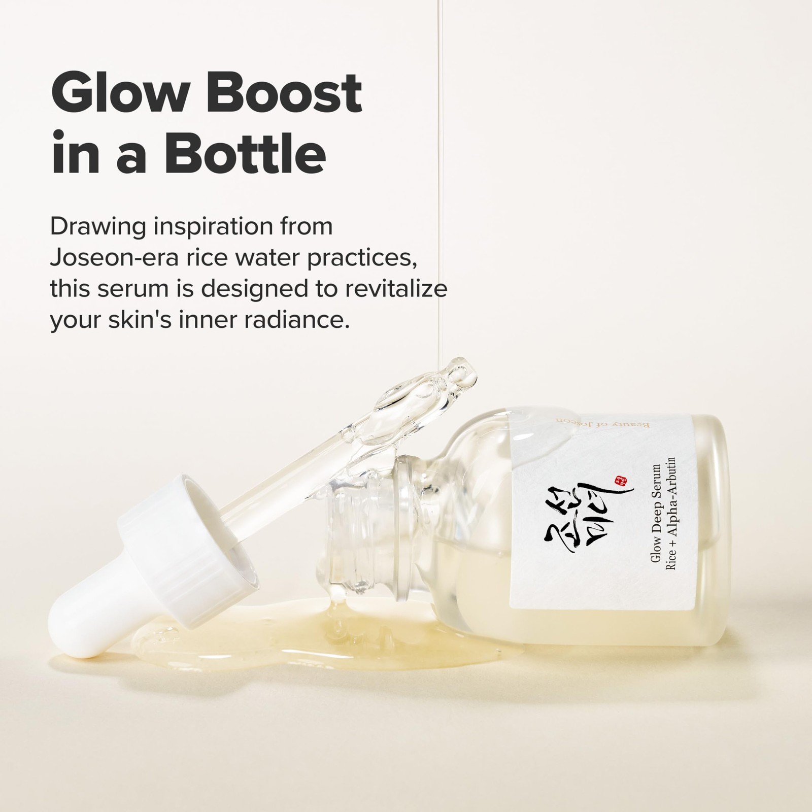 Beauty of Joseon Glow Deep Serum Rice Alpha-Arbutin for Uneven Dull Skin Tone,