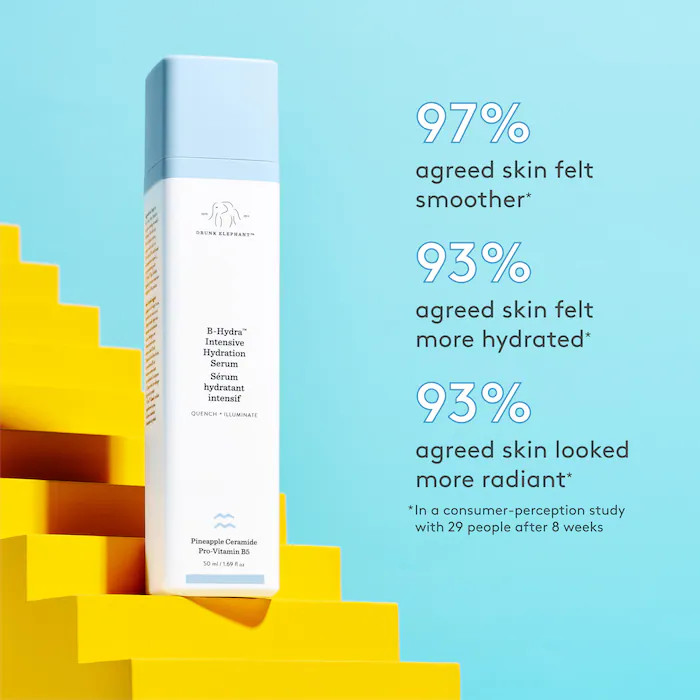 NIB 100% Authentic Drunk Elephant B-Hydra Intensive Hydration Serum,1.69 oz