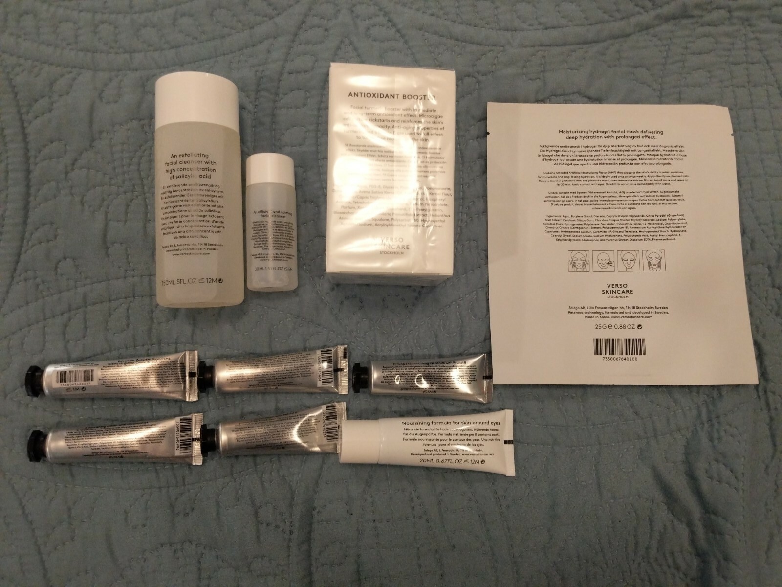 VERSO Set of 10 Products. See Description and Photos