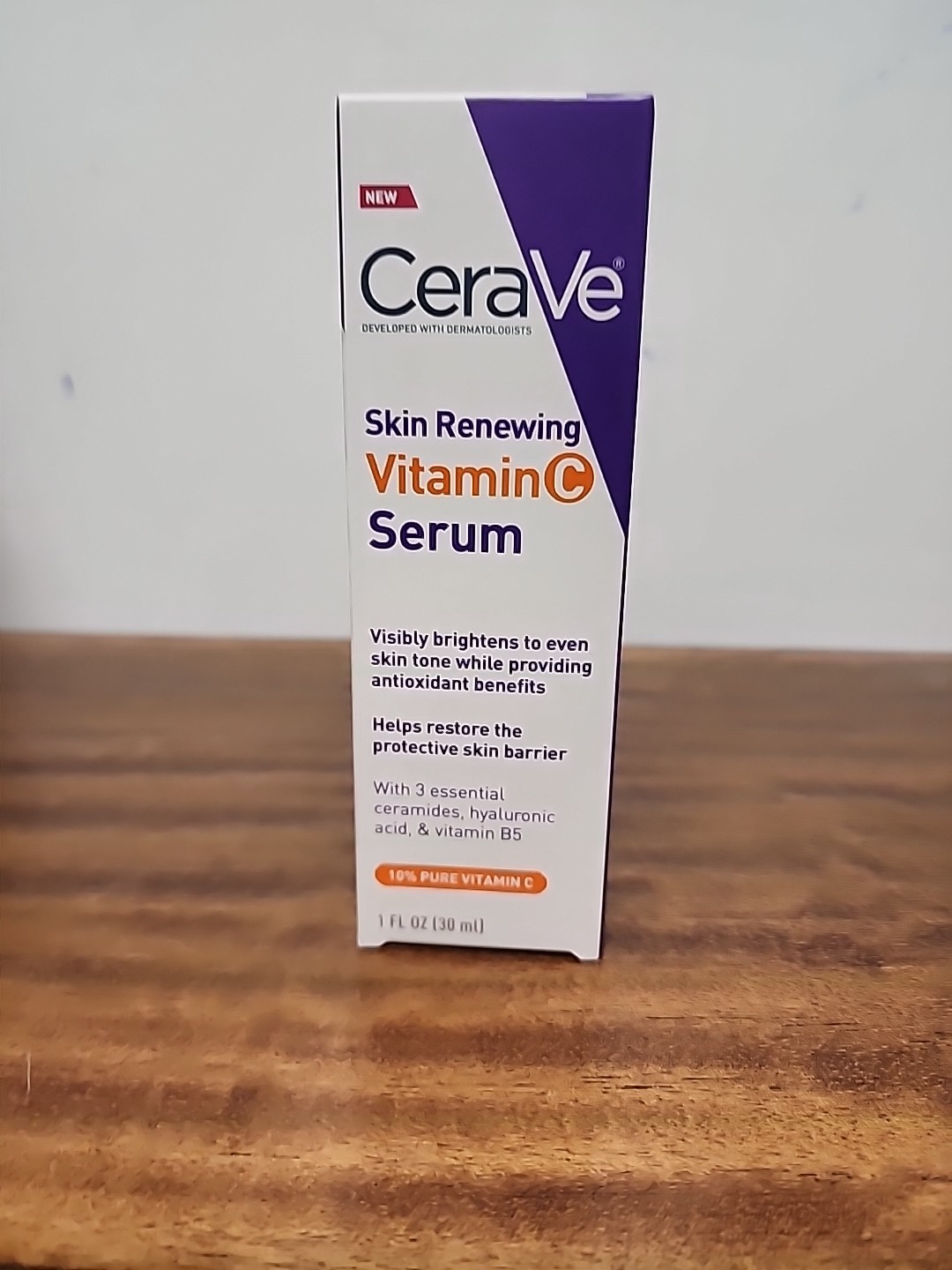CeraVe Skin Renewing Vitamin C Serum with Hyaluronic Acid – 30ml