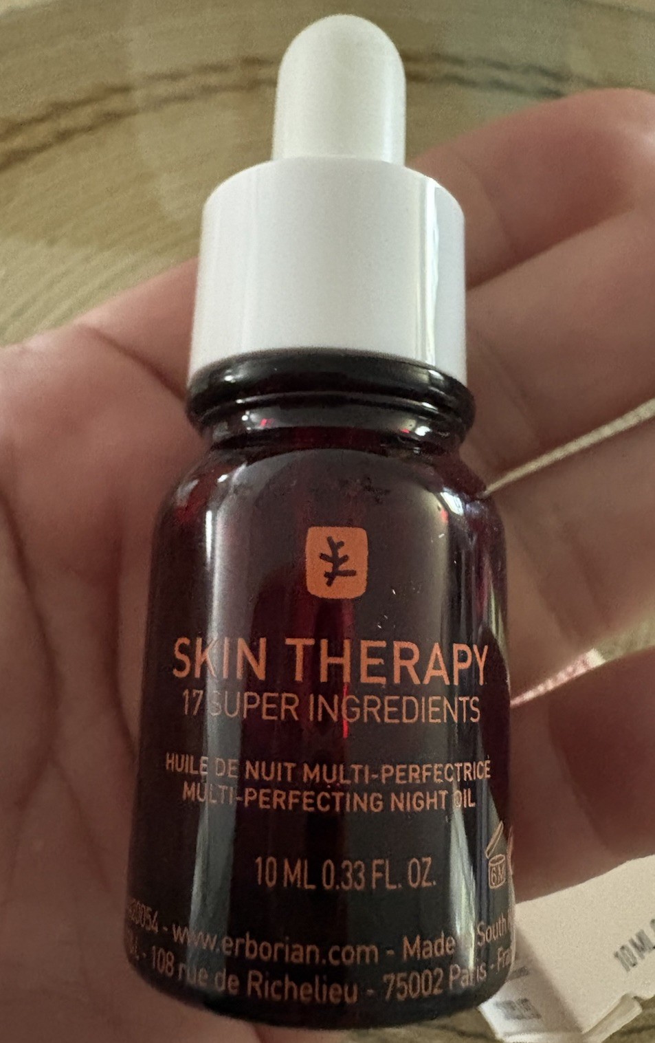 ERBORIAN Skin Therapy Multi-perfecting Night Oil Serum 0.33 fl oz All-In-One
