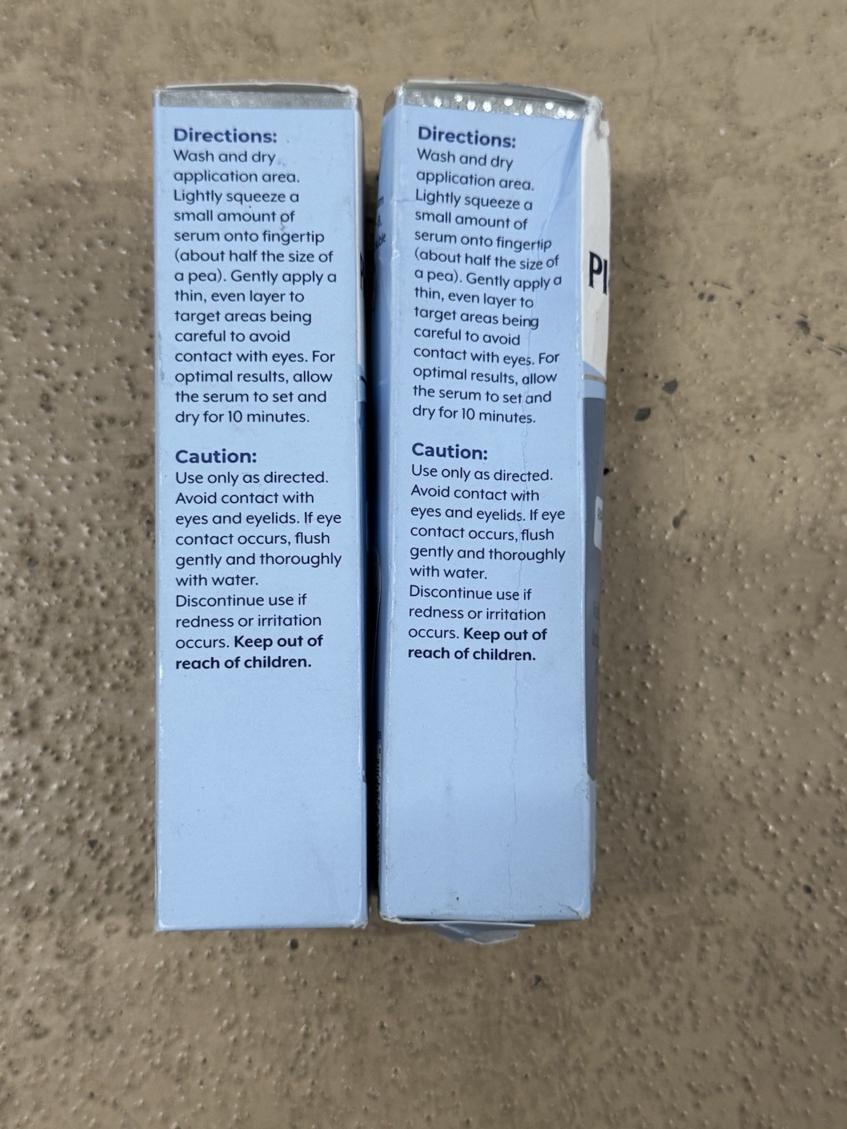 2 Pack Plexaderm Rapid Reduction Serum, Reduces Under-Eye Bags, Wrinkles .33oz
