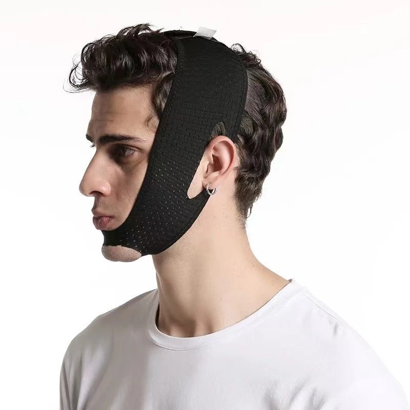 V Line Lifting Mask – Double Chin Reducer & Face Slimming Strap Belt for Men