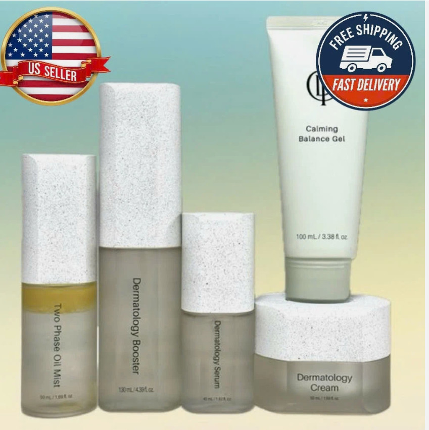 SET 5PCS: Incellderm Dermatology Booster,Serum,Cream,OilMist,Balance Gel — 2028