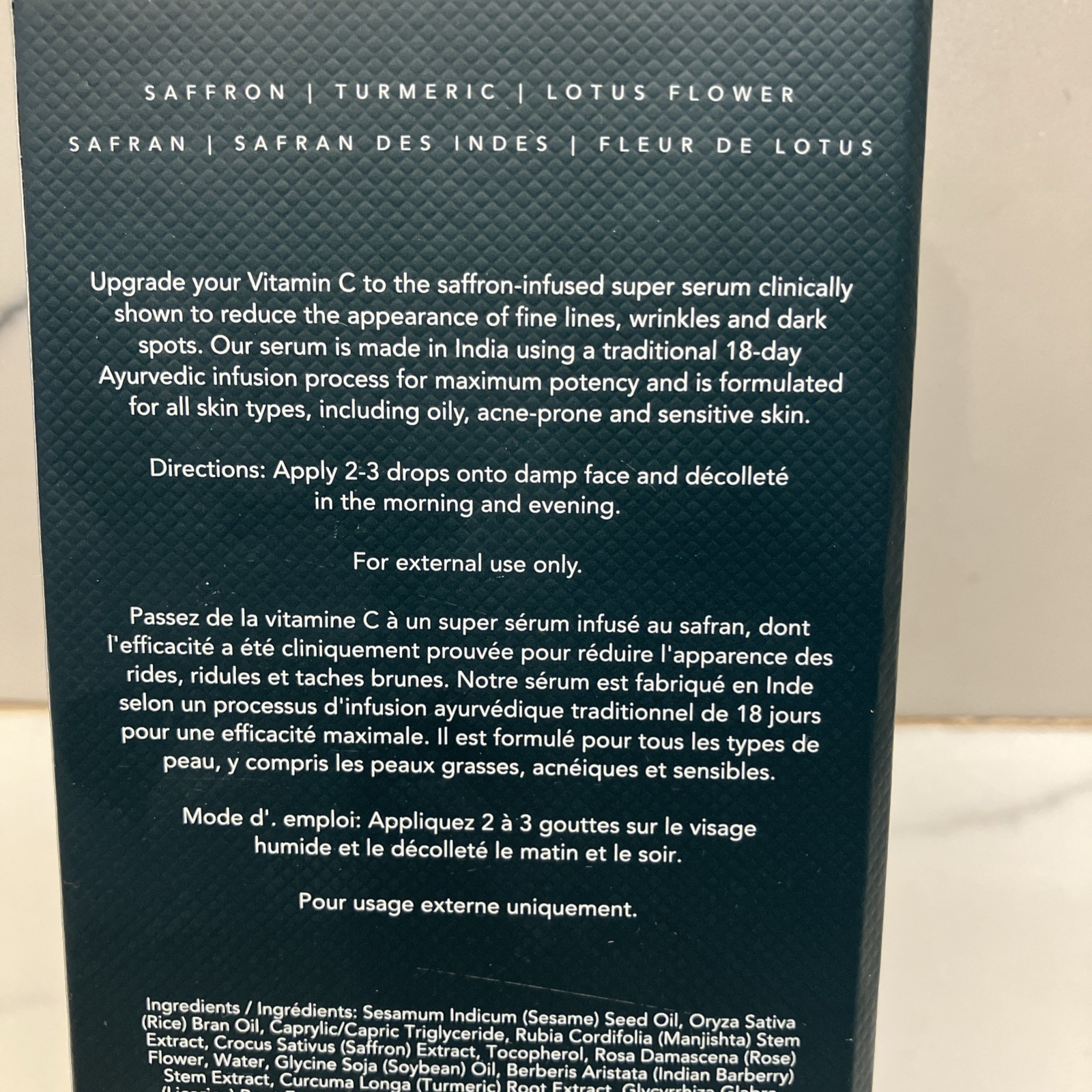 RANAVAT Brightening Saffron Serum Radiant Rant 1 oz 30 mL NEW