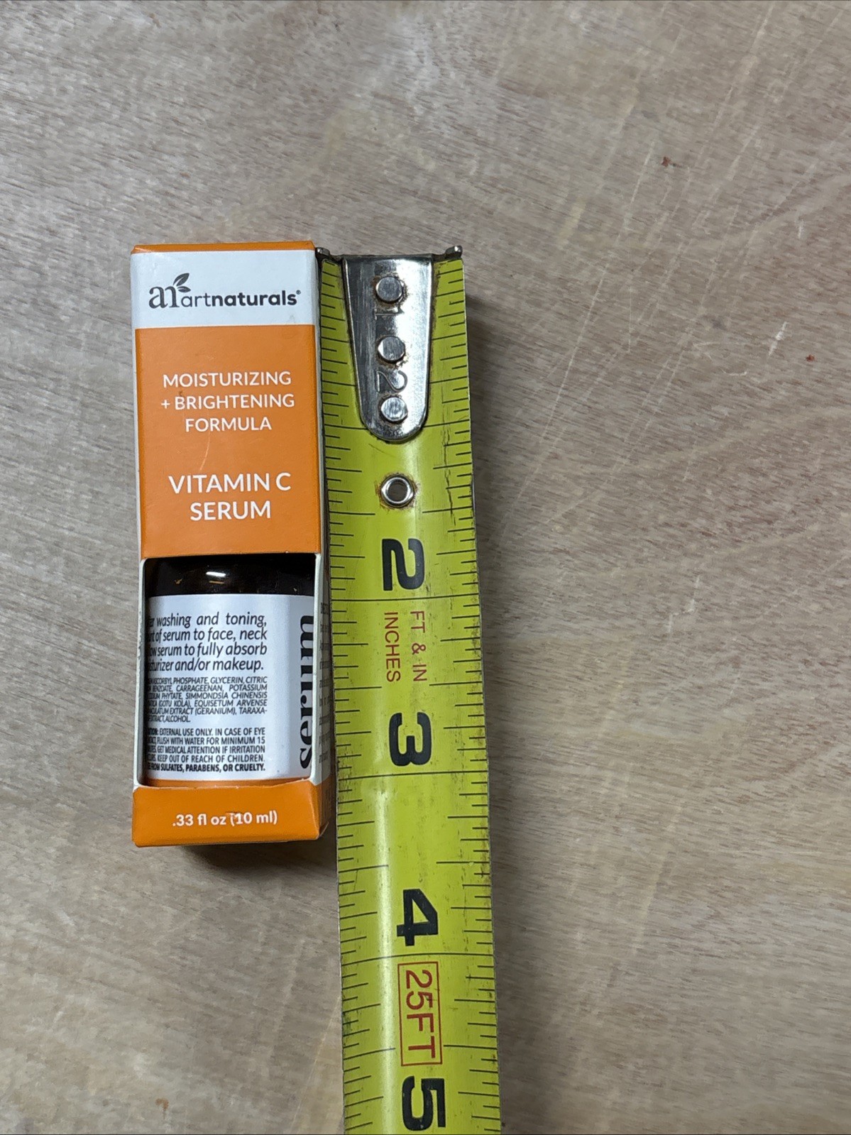Art Naturals Vitamin C Moisturizing + Brightening Serum 10ml/0.33oz EXP 07/2027