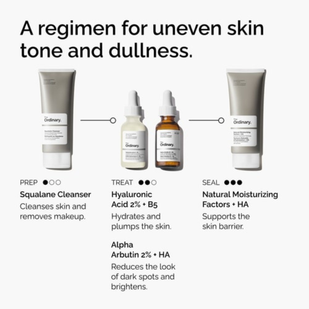 The Ordinary Authentic Alpha Arbutin 2% + Hyaluronic Acid Standard Or Value