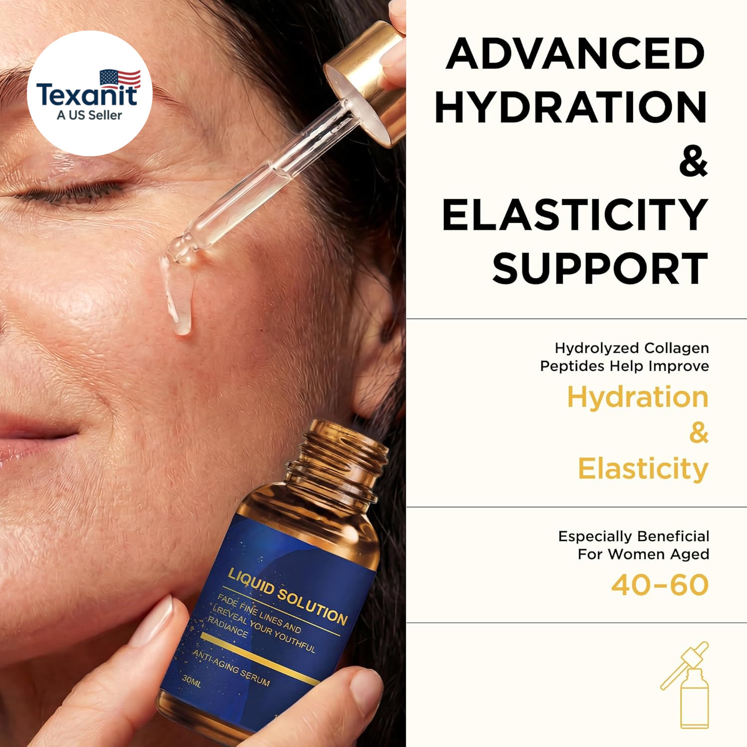 Advanced Peptide Firming Serum: Olivita Liquid Solution Serum with Matrixyl 3000
