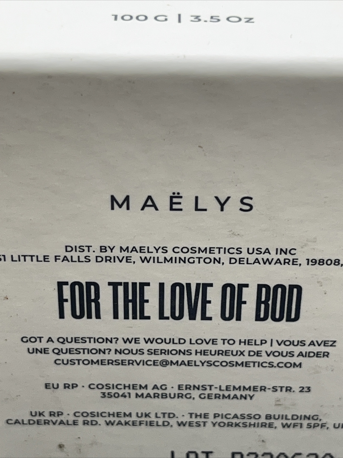Maelys Re-Solve Age-Defying Body Serum 3.5oz NEW !!