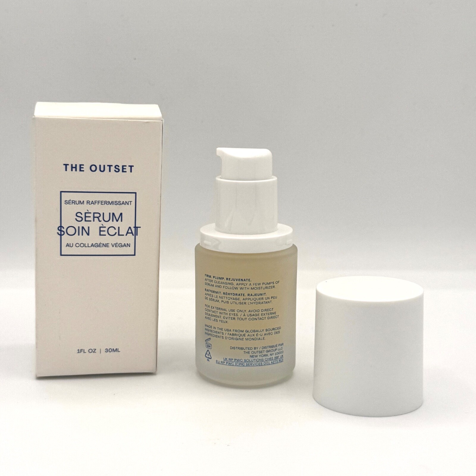 The Outset Firming Vegan Collagen Prep Serum 1 oz / 30 ml New