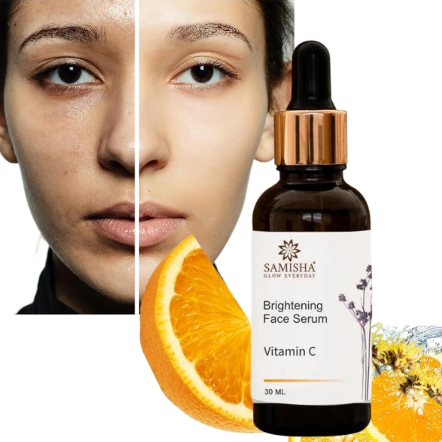 Samisha Vitamin C Face Serum for Face Glowing &Whitening for Pigmentation 30 ml
