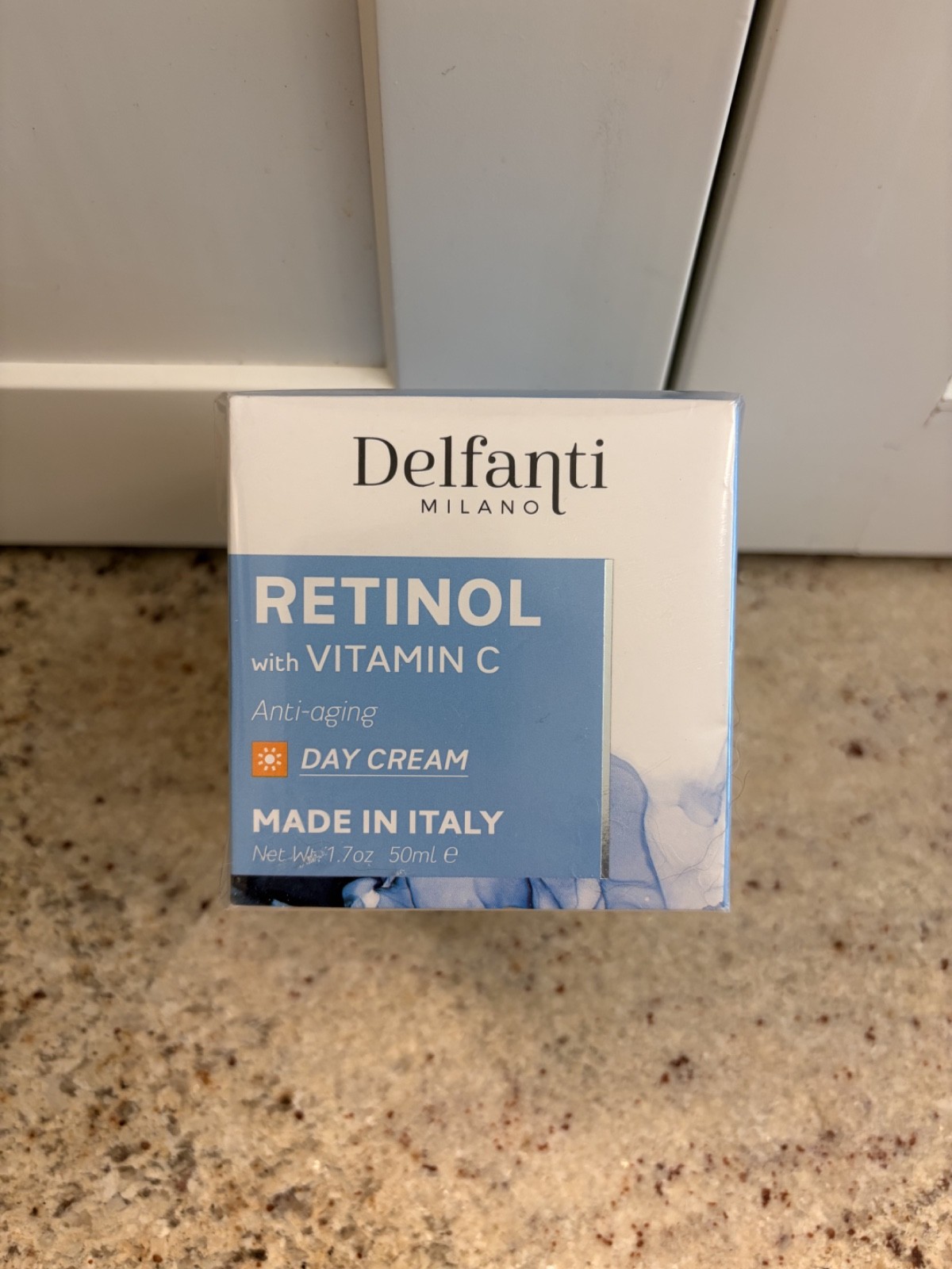 DELFANTI Milano Day Cream Retinol Vitamin C Anti Aging Made in Italy 1.7 oz