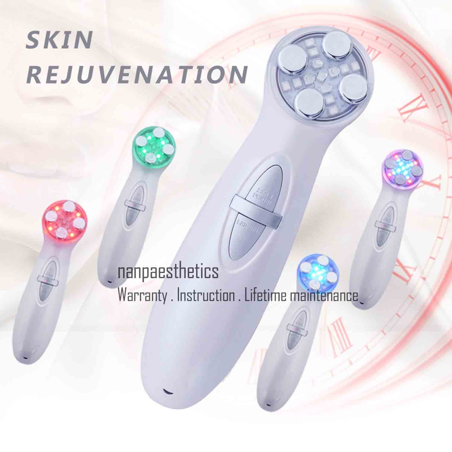 3 in 1 Skin Tighten Machine RF LED Light Photon Therapy Skin Rejuvenation Device