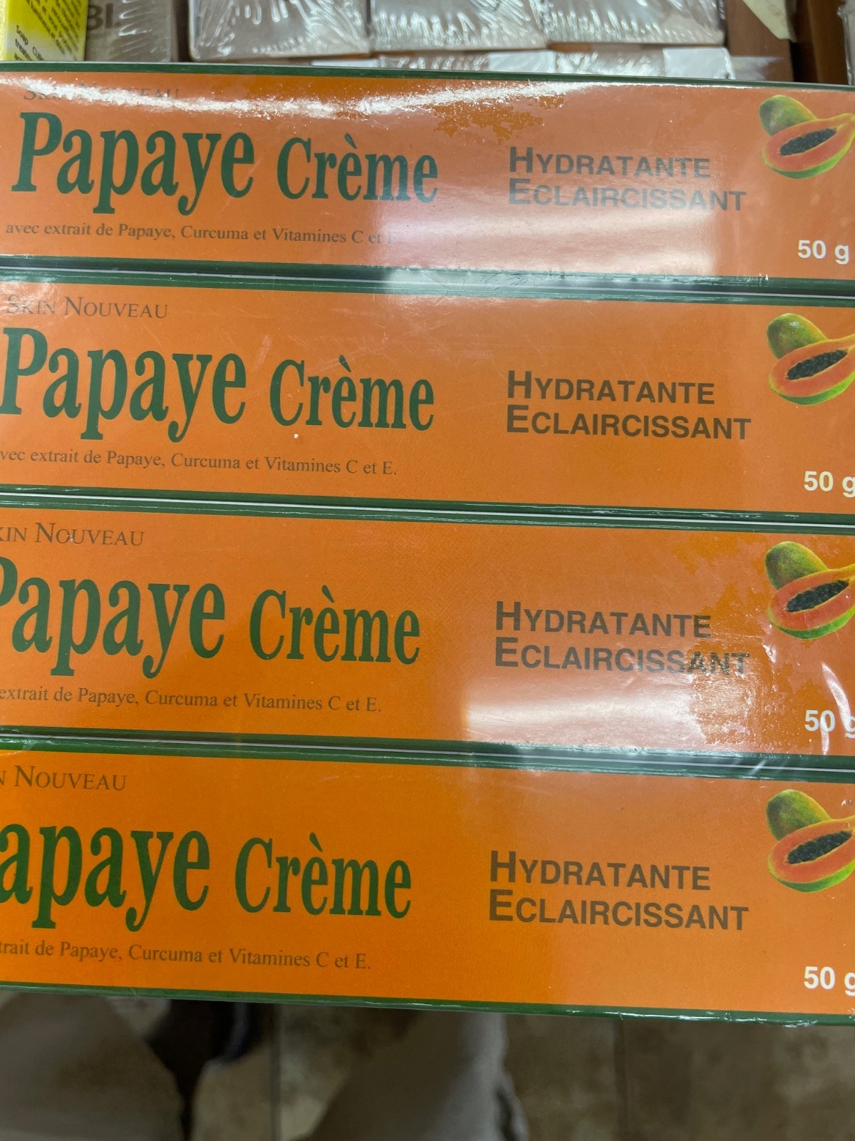 Skin Nouveau Papaye Crème Brightening Face Cream 3 Pack, 1.7 oz Each – Papaya &