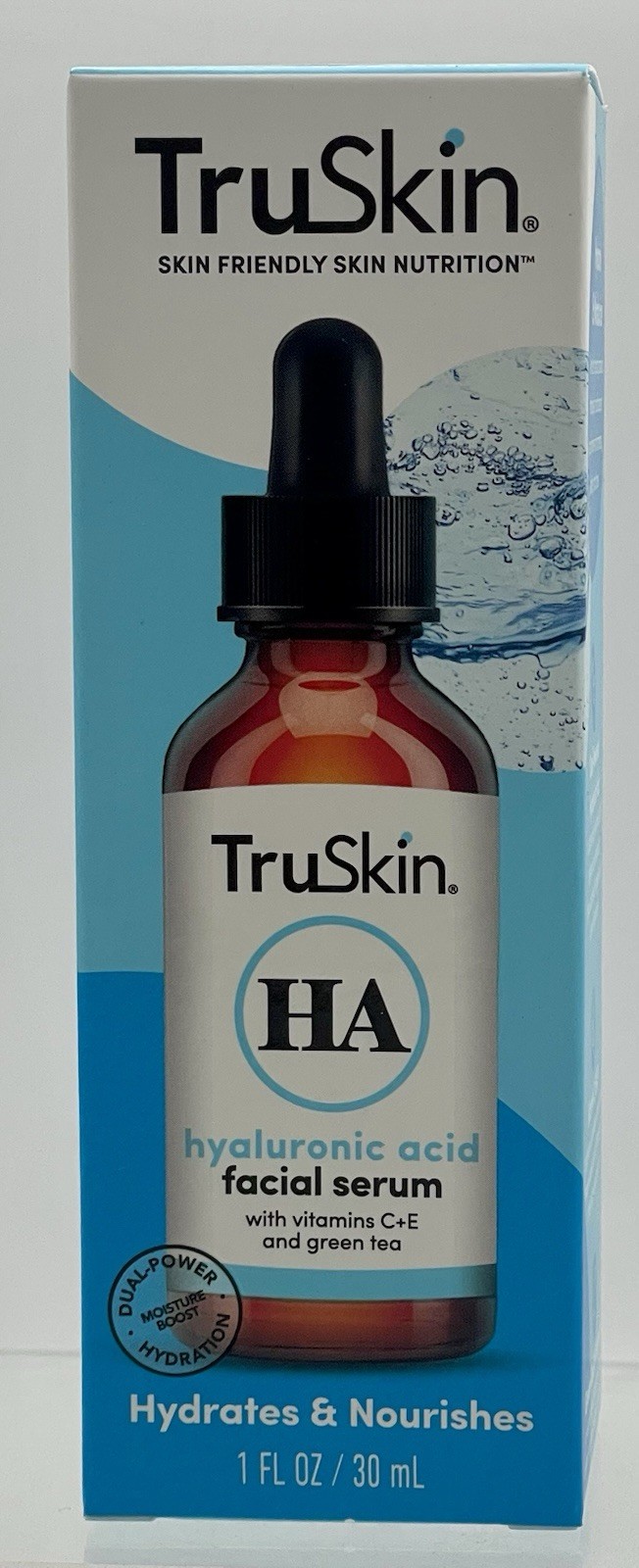 Lot of 3 TruSkin HA Hyaluronic Acid Facial Serum 1oz Vitamins C & E New