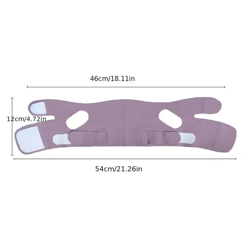 Overnight Face Lift Band Graphene Fiber Double Chin Reducer Jawline Shaper Reusa