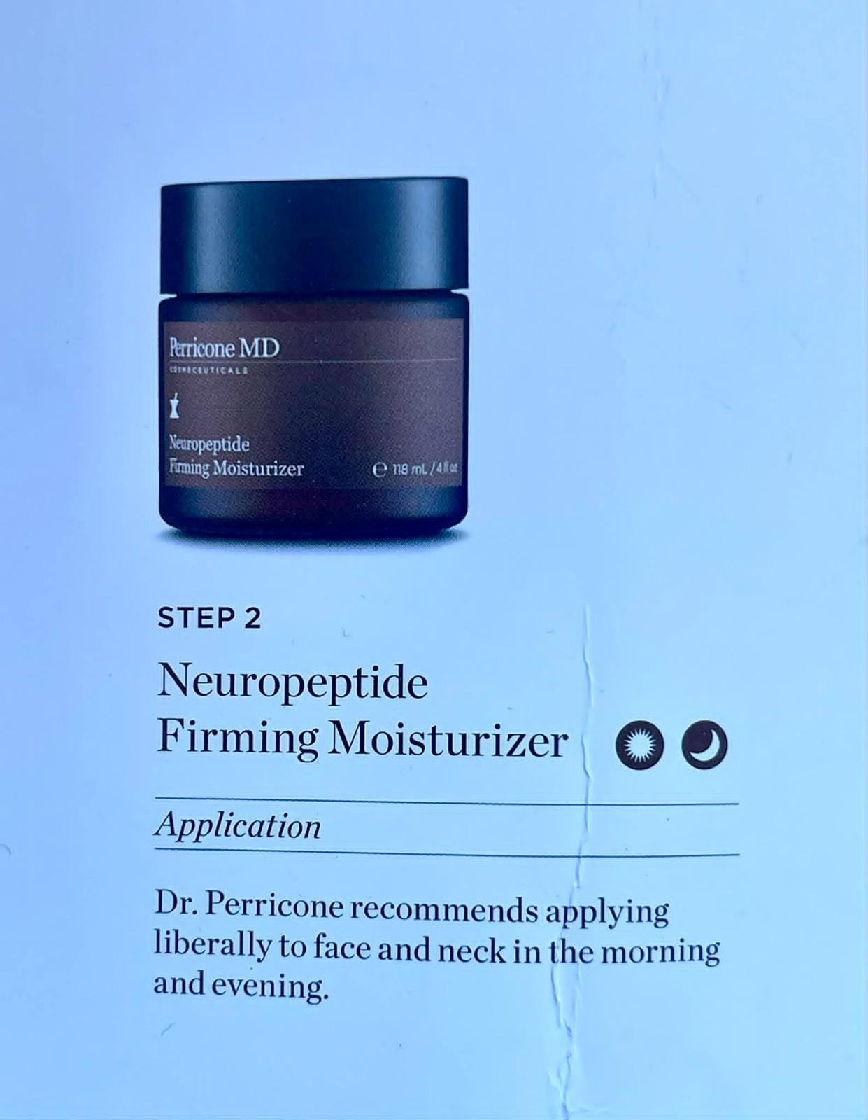 Perricone MD NEUROPEPTIDE FIRMING MOISTURIZER Zumbo Size 4oz