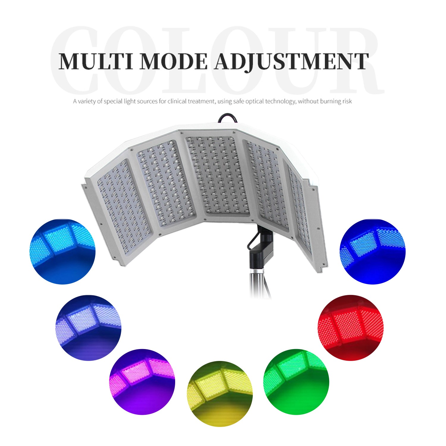 Professional 7 Colors LED Photon Photodynamic Light Therapy PDT Beauty Machine